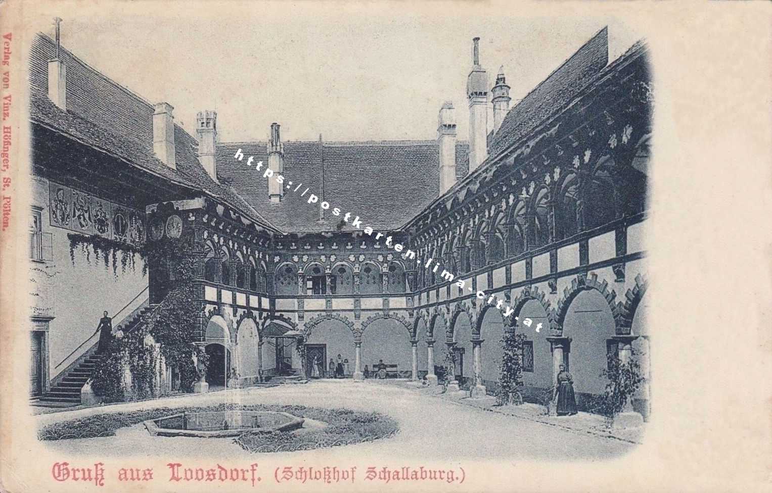 Schallaburg Arkadenhof 1900